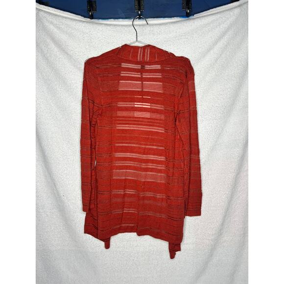 41 Hawthorn (S) Etelan Variegated Pointelle Stitch Open Cardigan - Stitch Fix - Picture 9 of 10